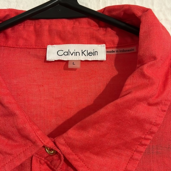 Calvin Klein linen blouse - Picture 4 of 9